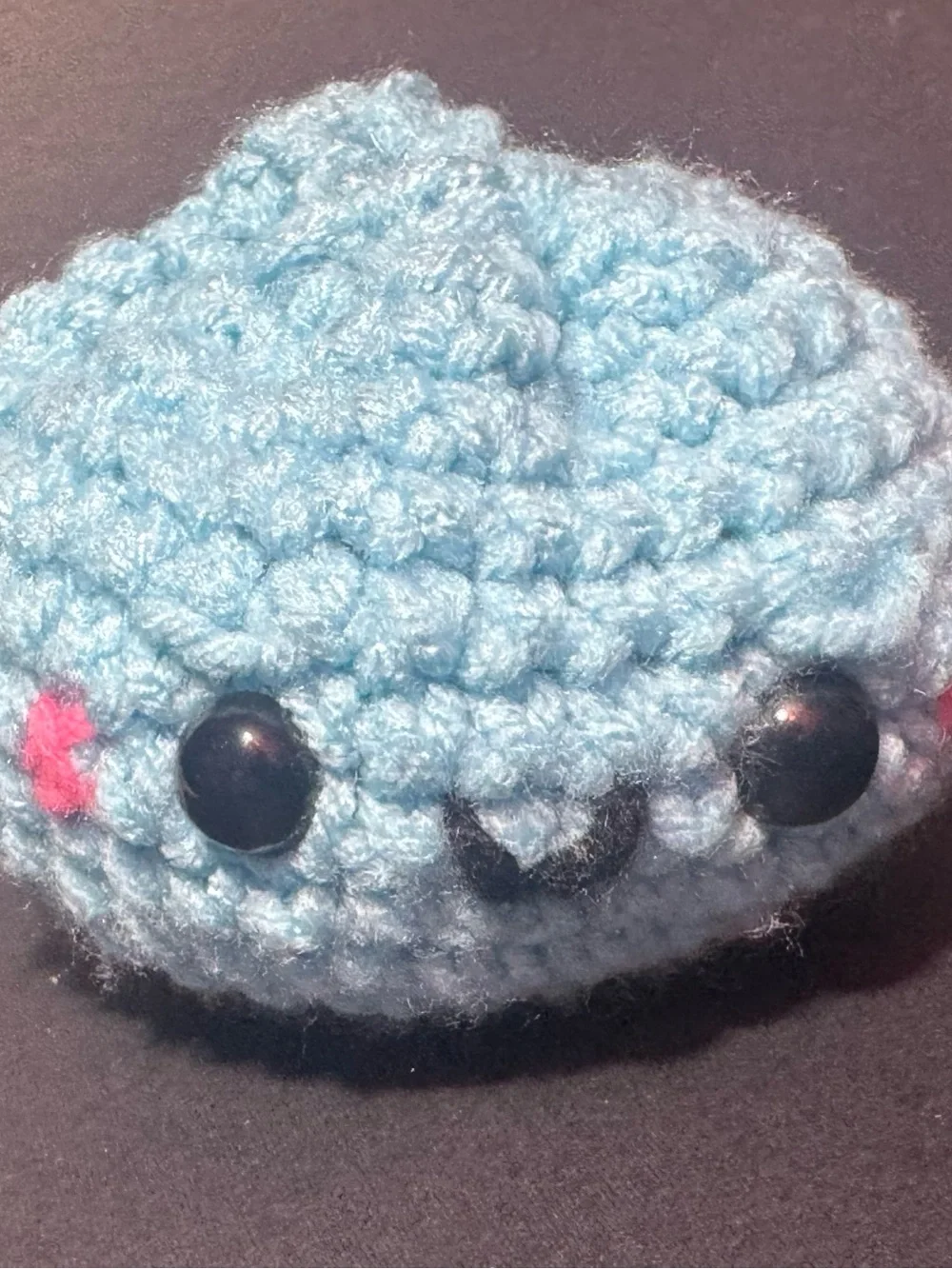 Handmade soft blue